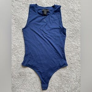 House of Harlow 1960 Navy Blue Tank Bodysuit